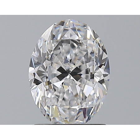 1.5-carat شكل بيضاوي الماس