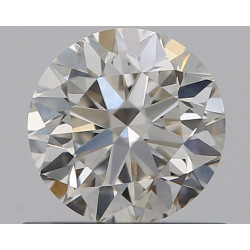 0.59-carat round shape diamond