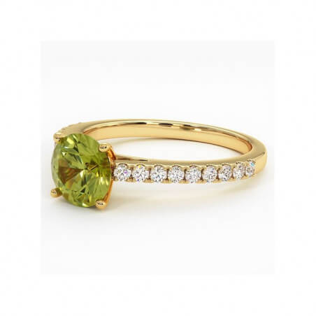 Solitaire Anniversaire Elle Peridot