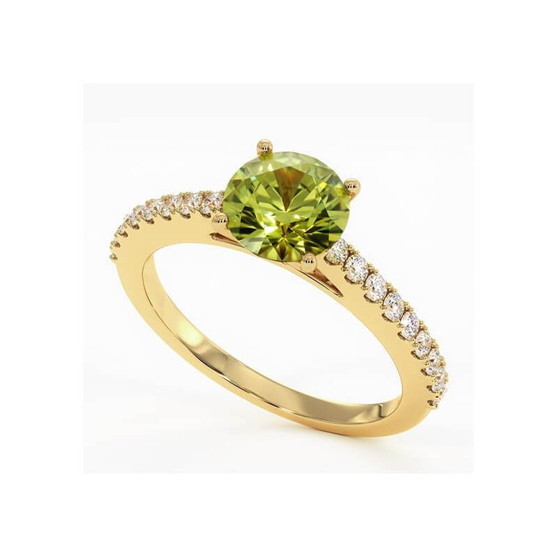 Verjaardag Solitaire Elle Peridot