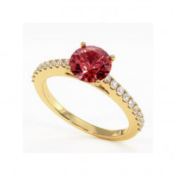 Birthday Solitaire Elle Ruby