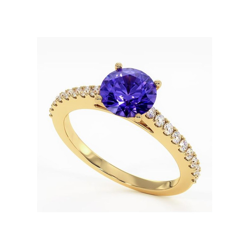 Solitaire Anniversaire Elle Tanzanite