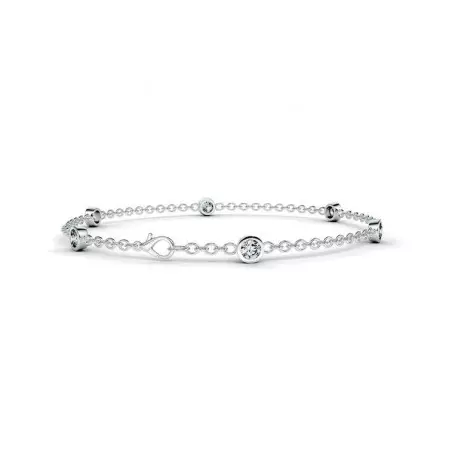 Pulsera de Diamantes Bubble