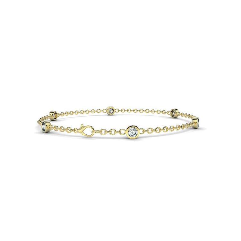 Pulsera de Diamantes Bubble