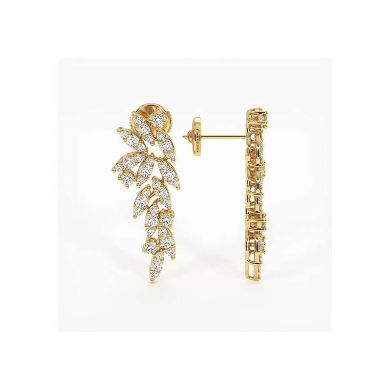 Boucles D'oreilles Diamants Triomphe