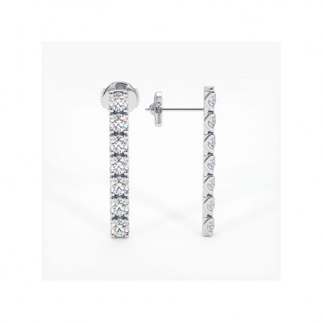 Boucles D'oreilles Diamants Eternity