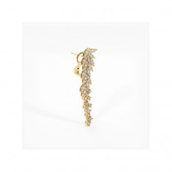 Pendientes Vend&ocirc;me Diamantes Naturales en Oro 18K | Celinni