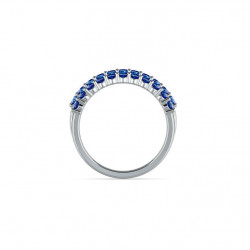 ANILLO DE ALTA JOYER&Iacute;A LOUIS XVI ZAFIROS AZULES