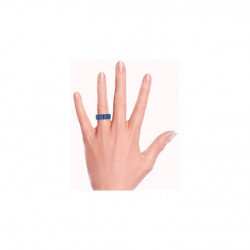 ANILLO DE ALTA JOYER&Iacute;A LOUIS XVI ZAFIROS AZULES