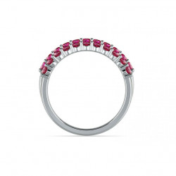 ANILLO DE ALTA JOYER&Iacute;A LOUIS XVI ZAFIROS ROSAS