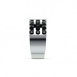 HOCHSCHMUCK RING MA&Iuml;TICA SCHWARZE DIAMANTEN