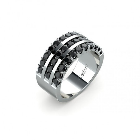 Bague Haute Joaillerie Maïtica Diamants Noirs