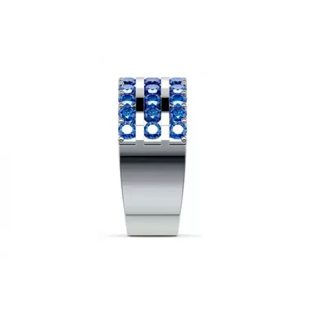 Anillo de Alta Joyería Maïtica Zafiros Azules