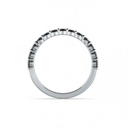 ANILLO DE ALTA JOYER&Iacute;A RUE DE LA PAIX DIAMANTES NEGROS