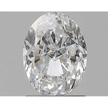 1.33-carat diamond in oval shape