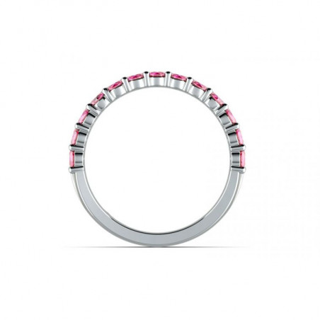 Anillo de Alta Joyer&iacute;a Rue De La Paix Zafiros Rosas