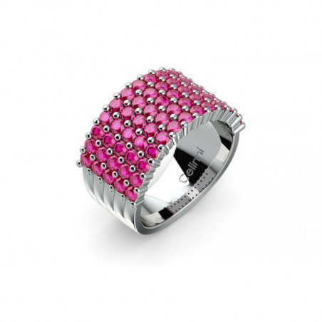 Bague Haute Joaillerie Vendome Saphirs Roses