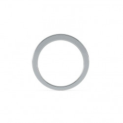 نصف خاتم زواج بالألماس والياقوت الوردي بترصيع قنوي الذهب الأصفر 18 | Celinni
