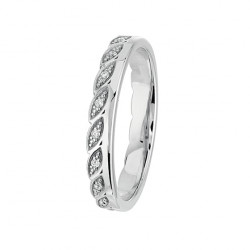 Together Collection Forever Wheat Diamond 0.09 Ct Wedding Ring