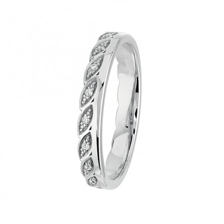 BAGUE MARIAGE COLLECTION TOGETHER EPI FOREVER DIAMANT 0,09 CT