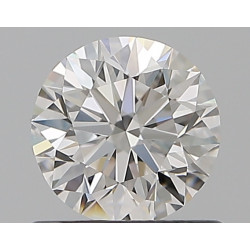 0.65-carat round shape diamond