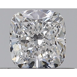 0.52-carat cushion shape...