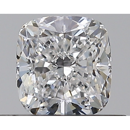 0.52-carat diamond in the shape of a cushion