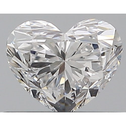 0.34-carat heart shape diamond