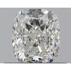 0.56-carat cushion shape...