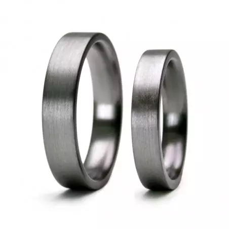 Pure Flat Wedding Rings