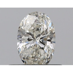 0.33-carat oval shape diamond
