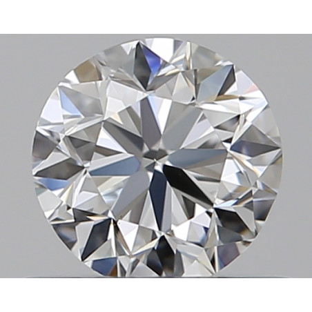 0.5-carat diamante de forma redonda
