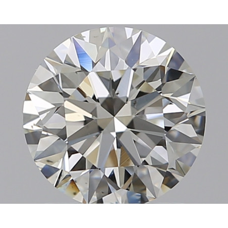 1.21-carat شكل الماس الجولة