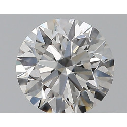 0.5-carat 圆形钻石