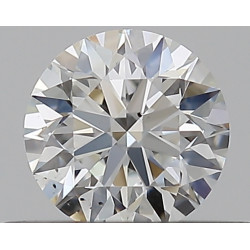 0.33-carat round shape diamond