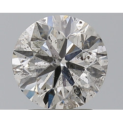 2-karaat ronde vorm diamant