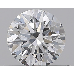 0.5-carat 圆形钻石