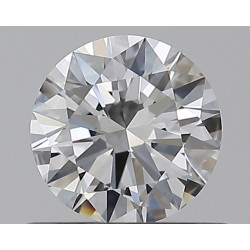 0.5-carat 圆形钻石