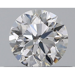 0.5-carat 圆形钻石