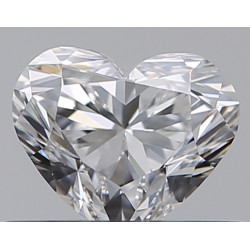 0.37-carat heart shape diamond