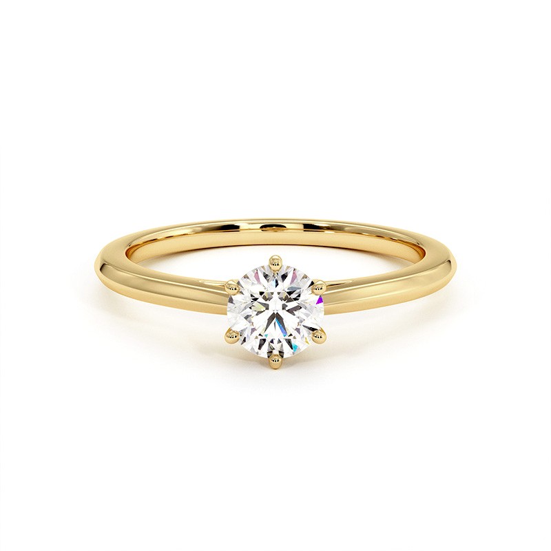 Anillo Anna Oro Amarillo 18K 750 Mil&eacute;simas - Casa Celinni