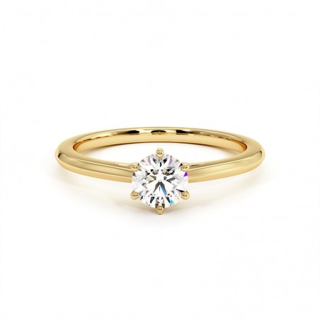 Bague Anna Or Jaune 18k 750 Millièmes