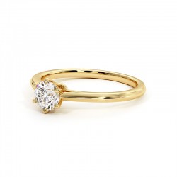 Anillo Anna Oro Amarillo 18K 750 Mil&eacute;simas - Casa Celinni