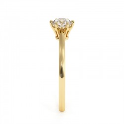 Anillo Anna Oro Amarillo 18K 750 Mil&eacute;simas - Casa Celinni