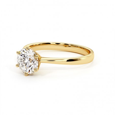 Bague Celinni 1968 Or Jaune 18k 750 Millièmes