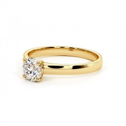 خاتم يلانا من الذهب الأصفر عيار 18K 750 مل - Celinni