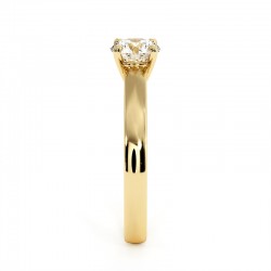 خاتم يلانا من الذهب الأصفر عيار 18K 750 مل - Celinni