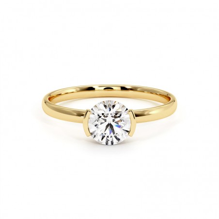 Königin Ring Gelbgold 18k 750 Tausendstel