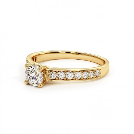 Anillo Mon Amor Oro Amarillo 18k 750 Mil&eacute;simas