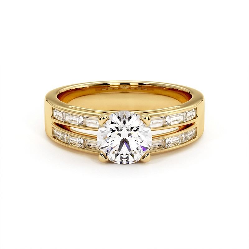 Bague Laure Or Jaune 18k 750 Millièmes